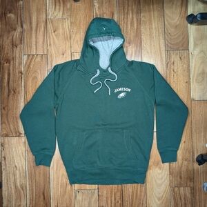 Antigua Forest Green Jameson Hoodie with Gray Lining